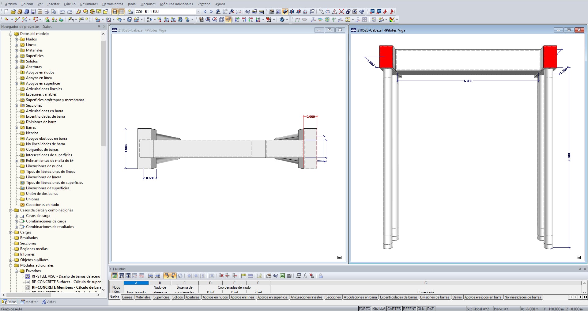 4-pilotes-2-cabezales-1-viga